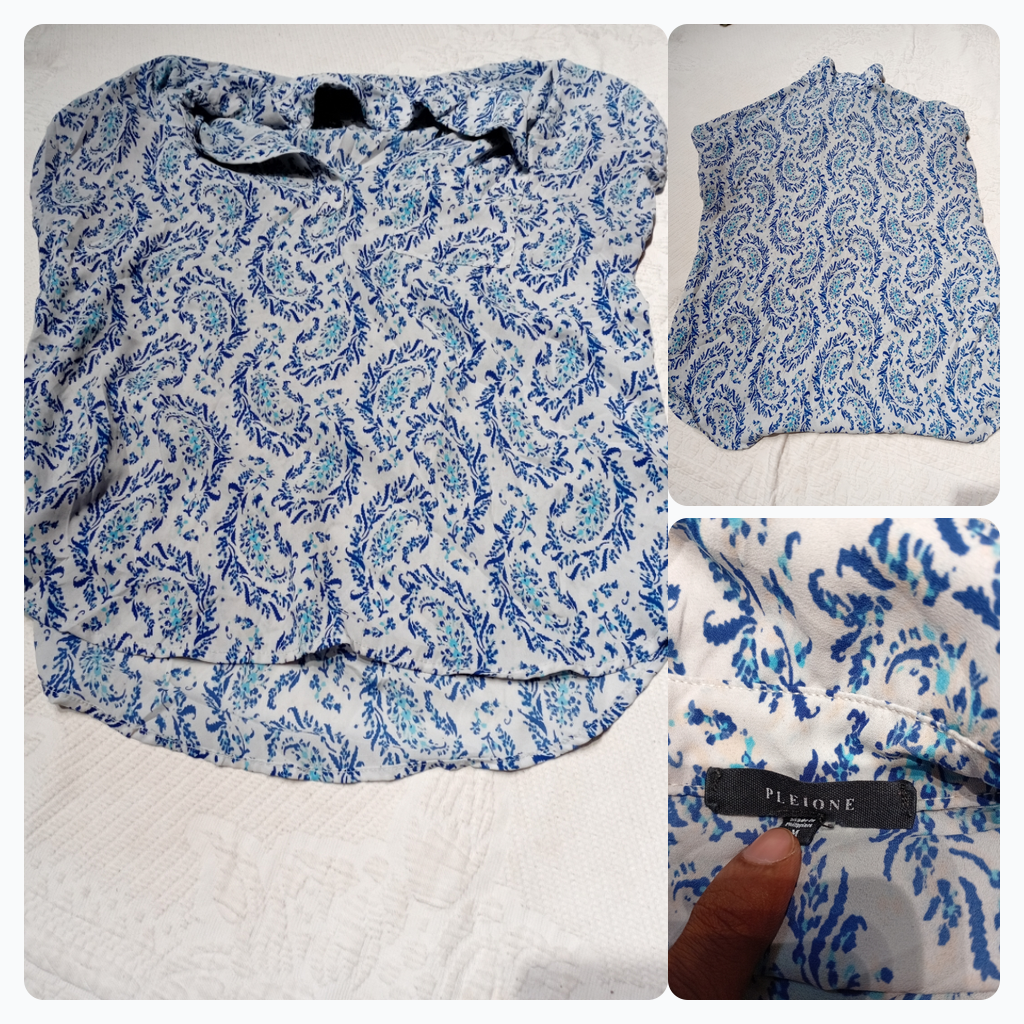 Blouse à motifs Paisley Pleione