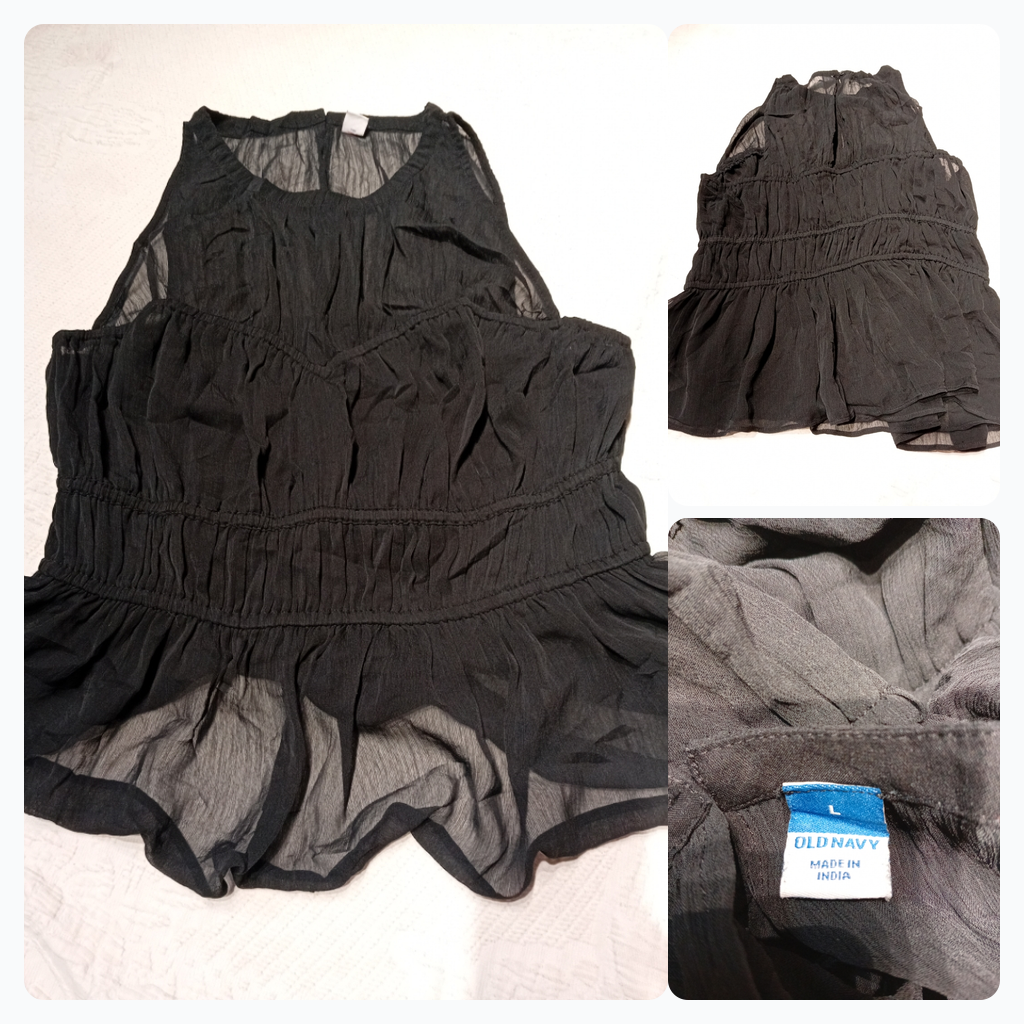 Haut sans manches noir Old Navy
