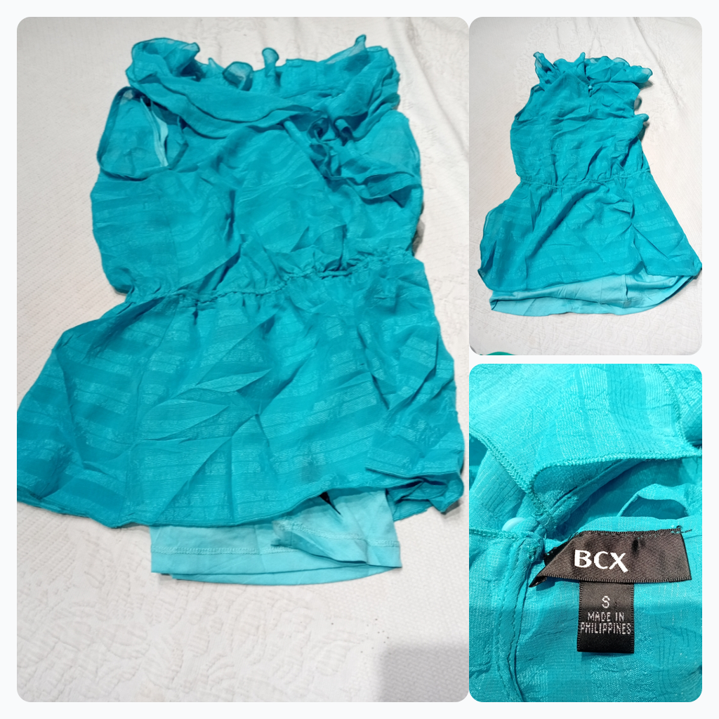 BCX Vestido Mini Turquesa