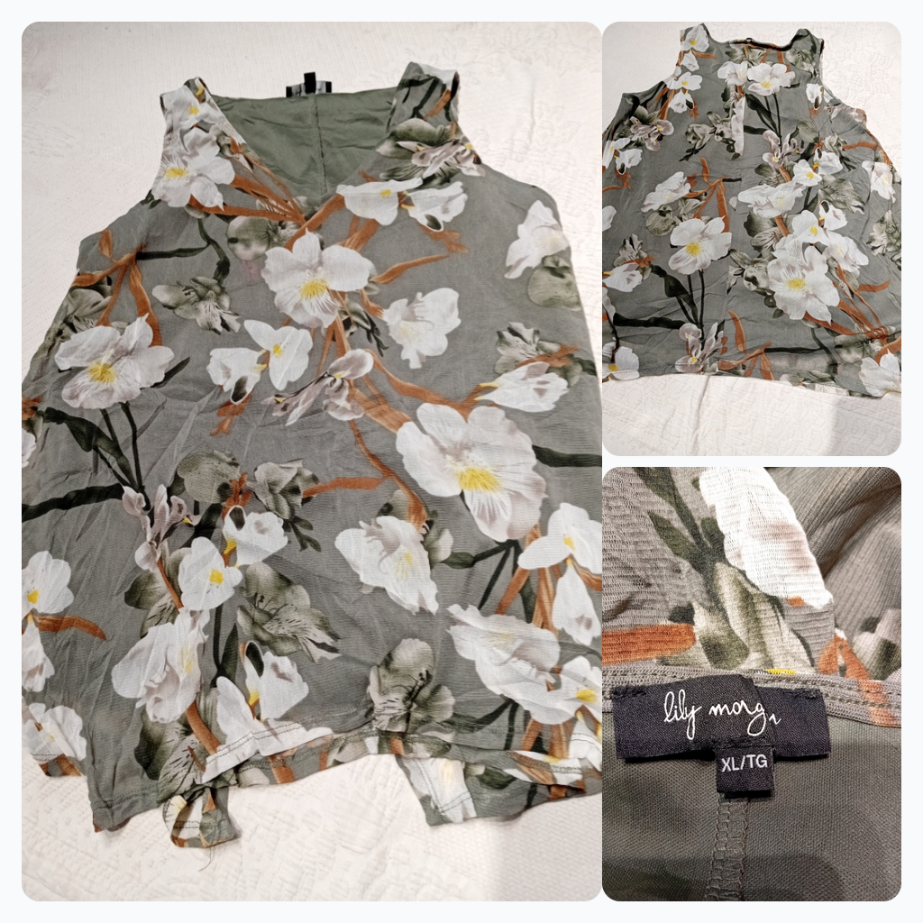 Lily Morgan Floral Tank Top