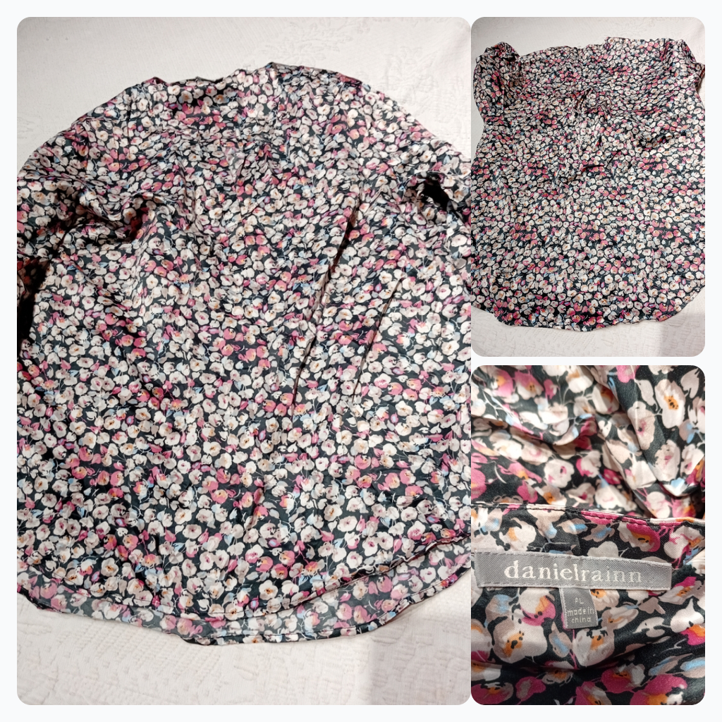 Blusa con estampado floral