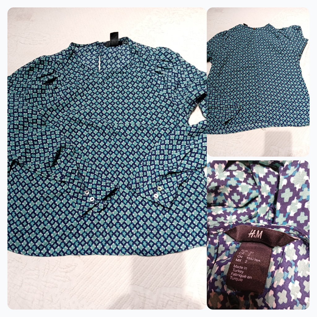 H&M Blusa de Manga Larga