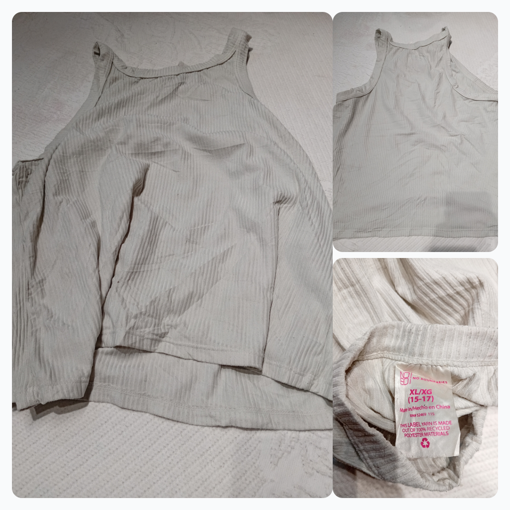 No Boundaries Ribbed Tank Top