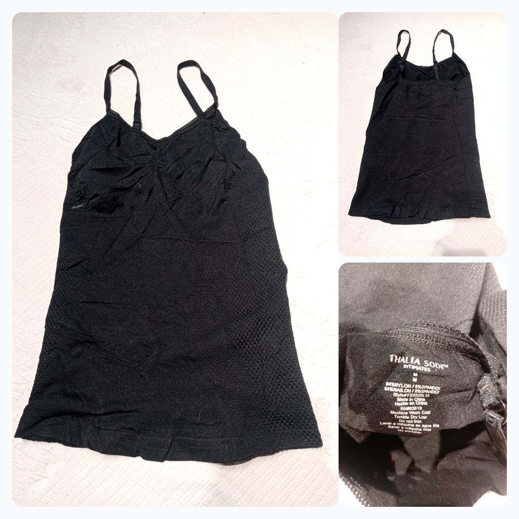 Thalia Sodi Intimates Top de tirantes negro
