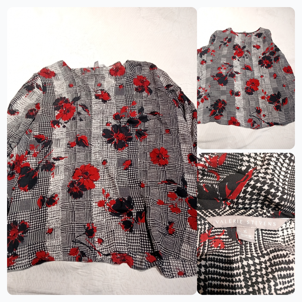 Blusa con estampado floral