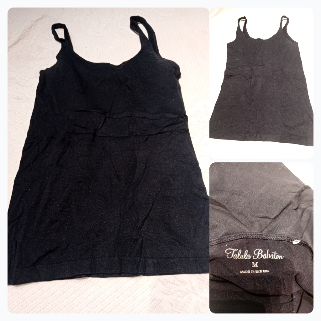 Top sin mangas negro Talula Babaton