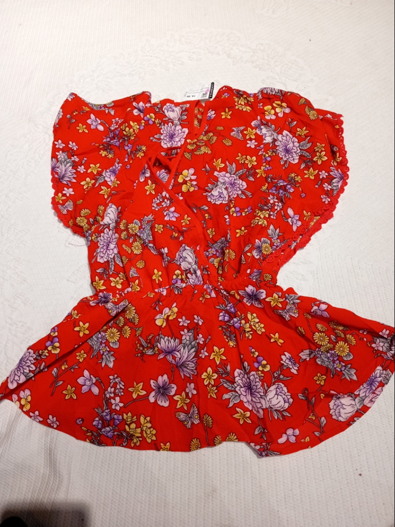 Top con estampado floral Monteau