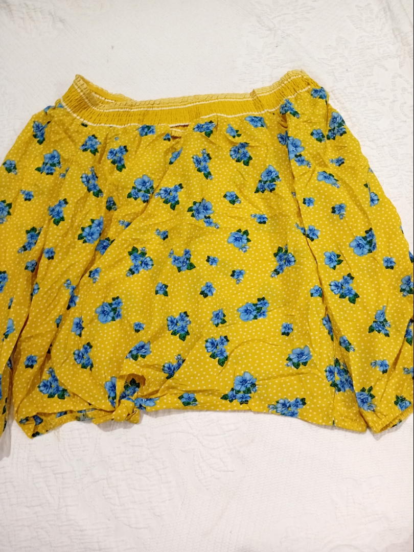 Blusa sin mangas con estampado floral