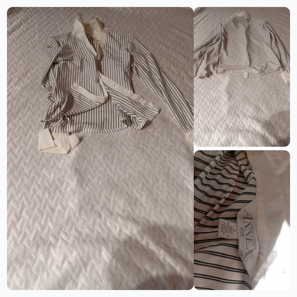 Striped Button-Up Shirt