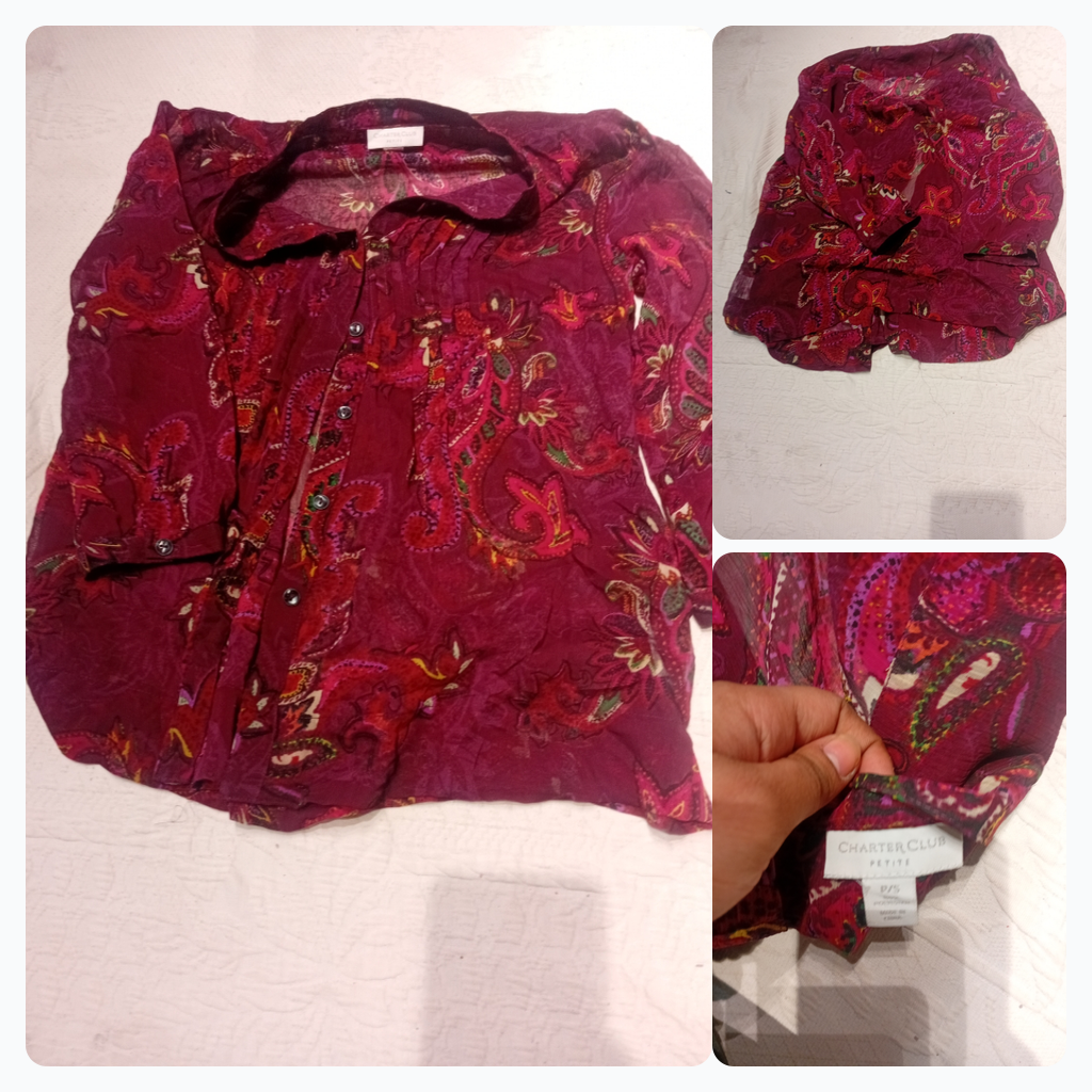 Paisley Button-Up Shirt