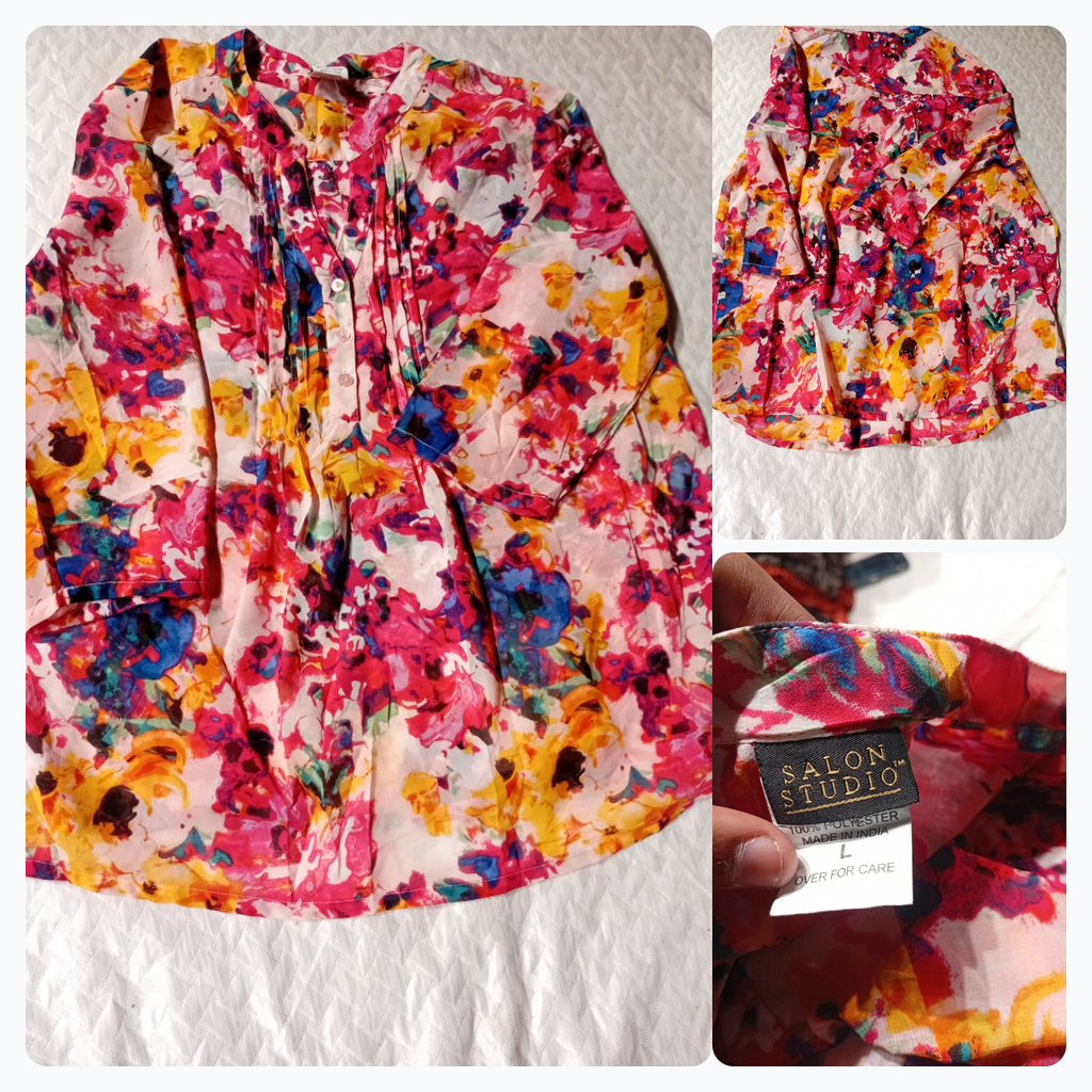 Salon Studio Floral Blouse