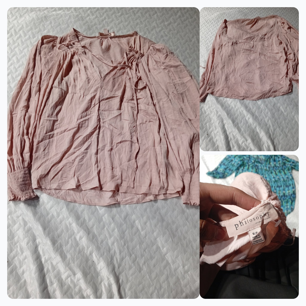 Philosophy Pink Blouse