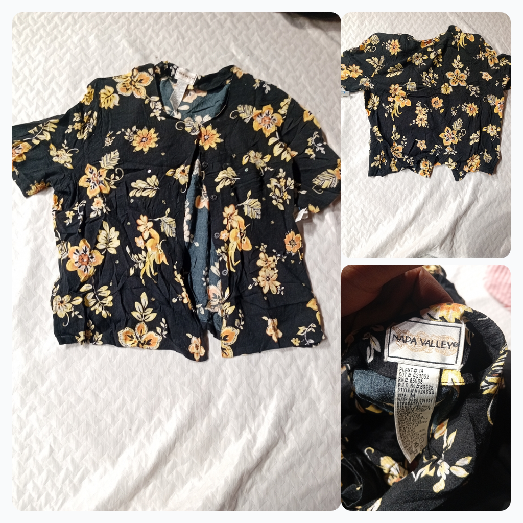 Napa Valley Floral Button-Up Shirt