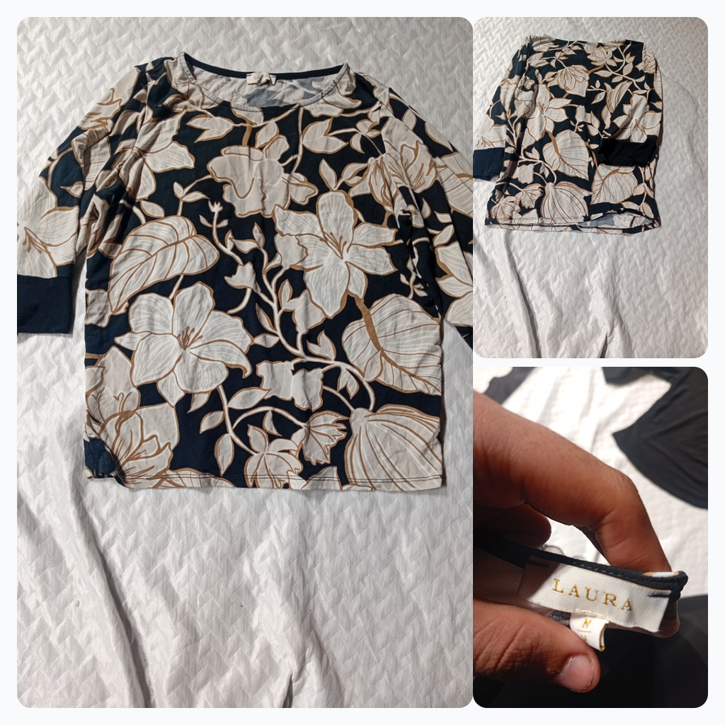 Floral Print Long Sleeve Top