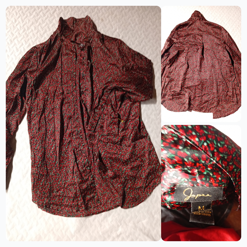 Floral Print Button-Up Shirt