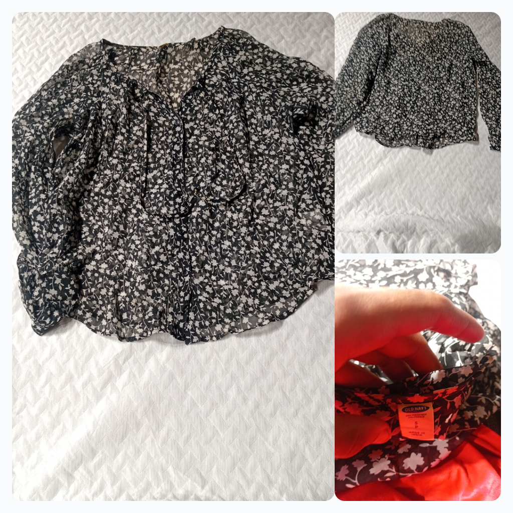 Blouse à imprimé floral