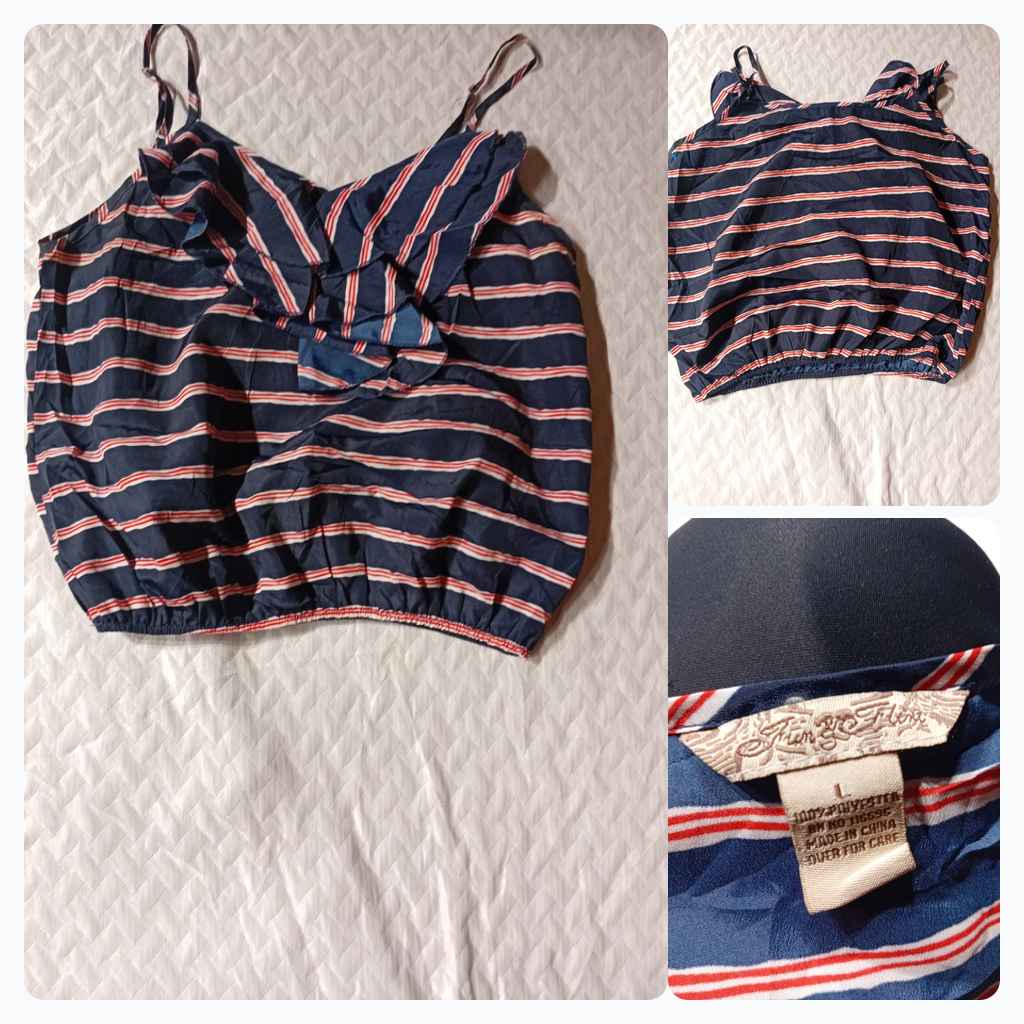 Fun & Flirty Striped Cami Top