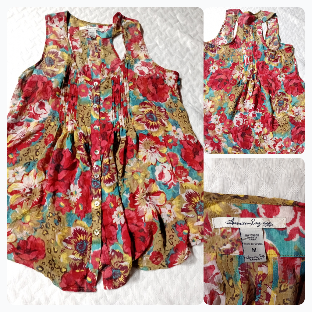 American Rag Floral Tank Top