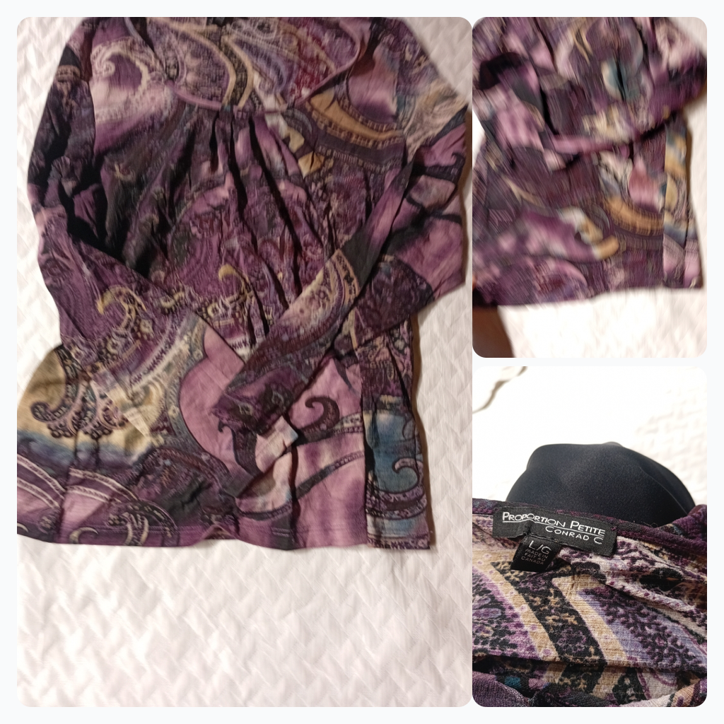 Blusa Paisley Viola