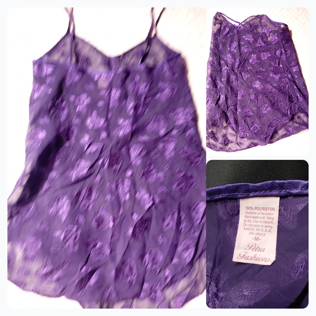 Top in Cami Floreale Viola