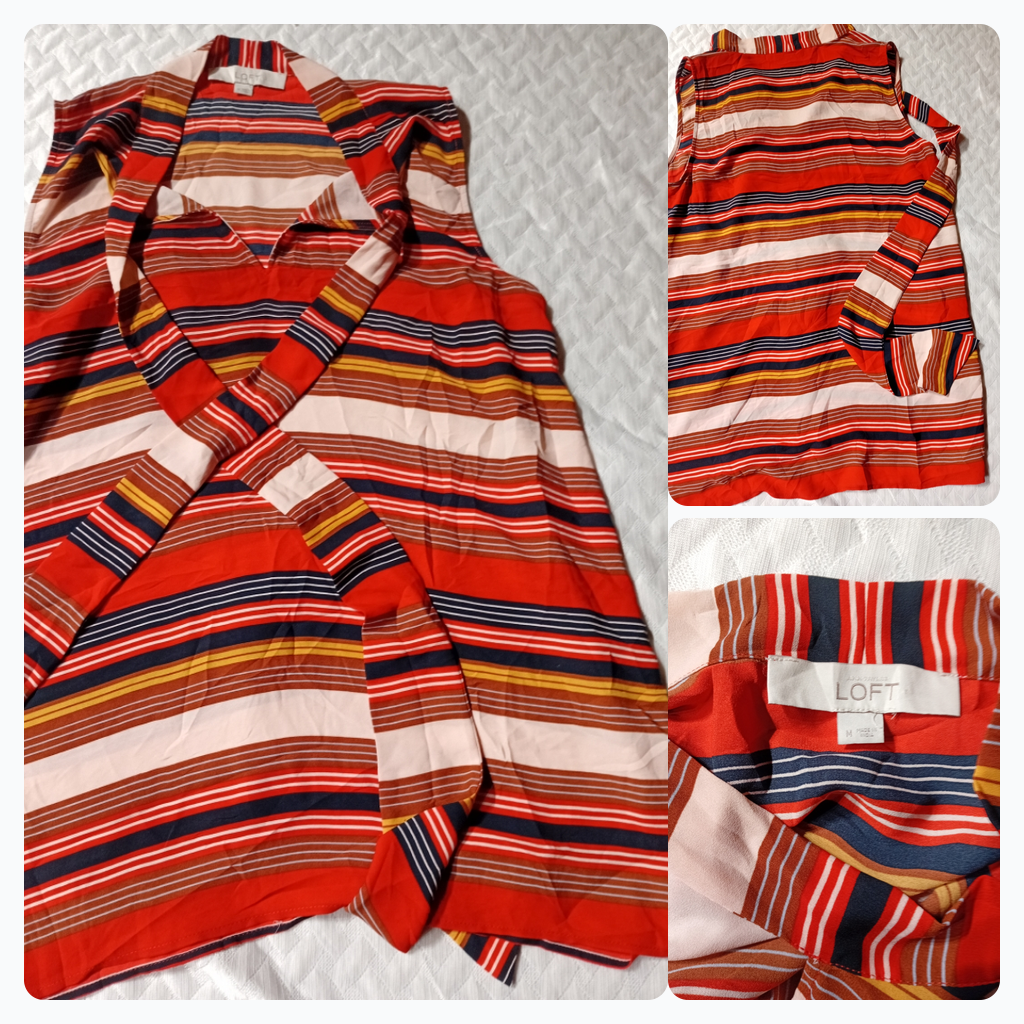 Blouse sans manches Rayée LOFT