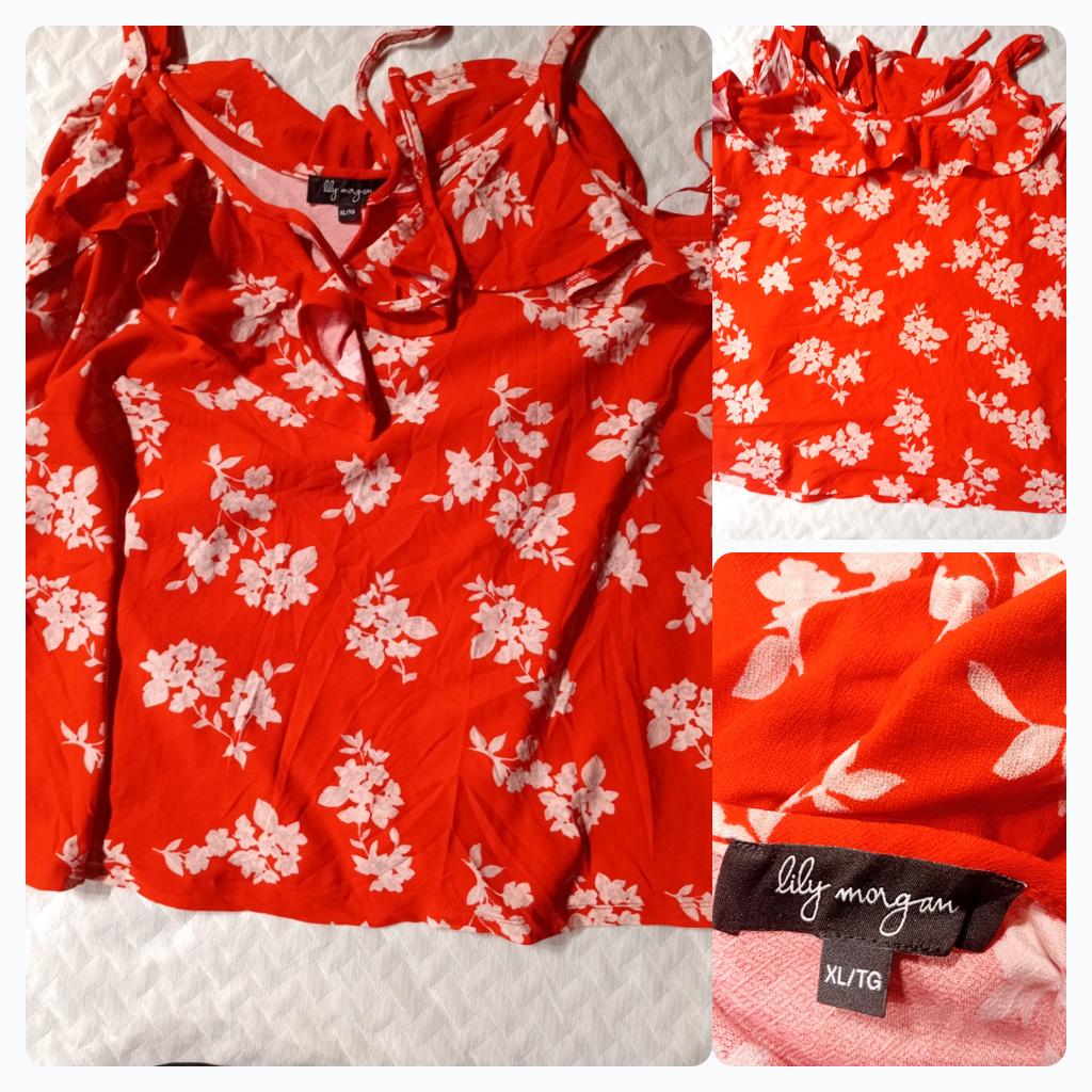 Lily Morgan Floral Print Cami Top