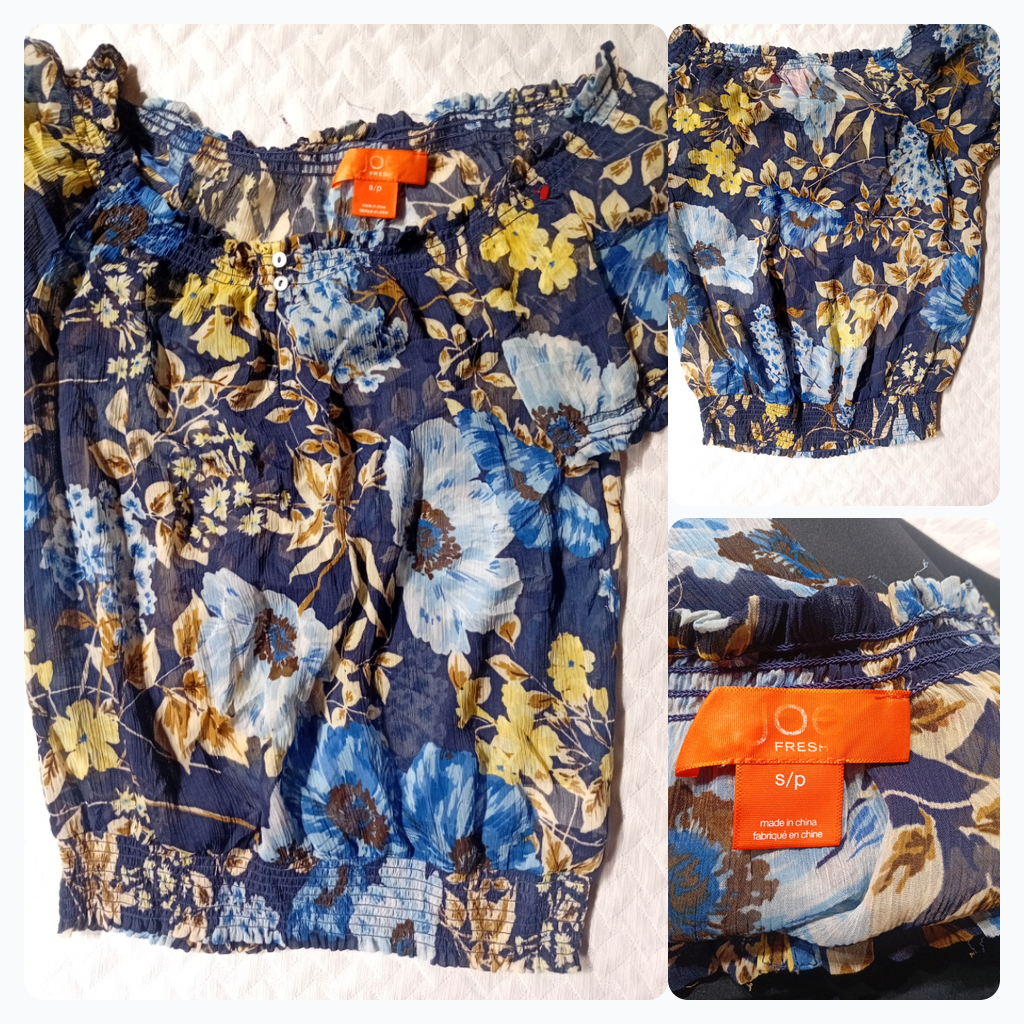 Blusa de estampado floral Joe Fresh