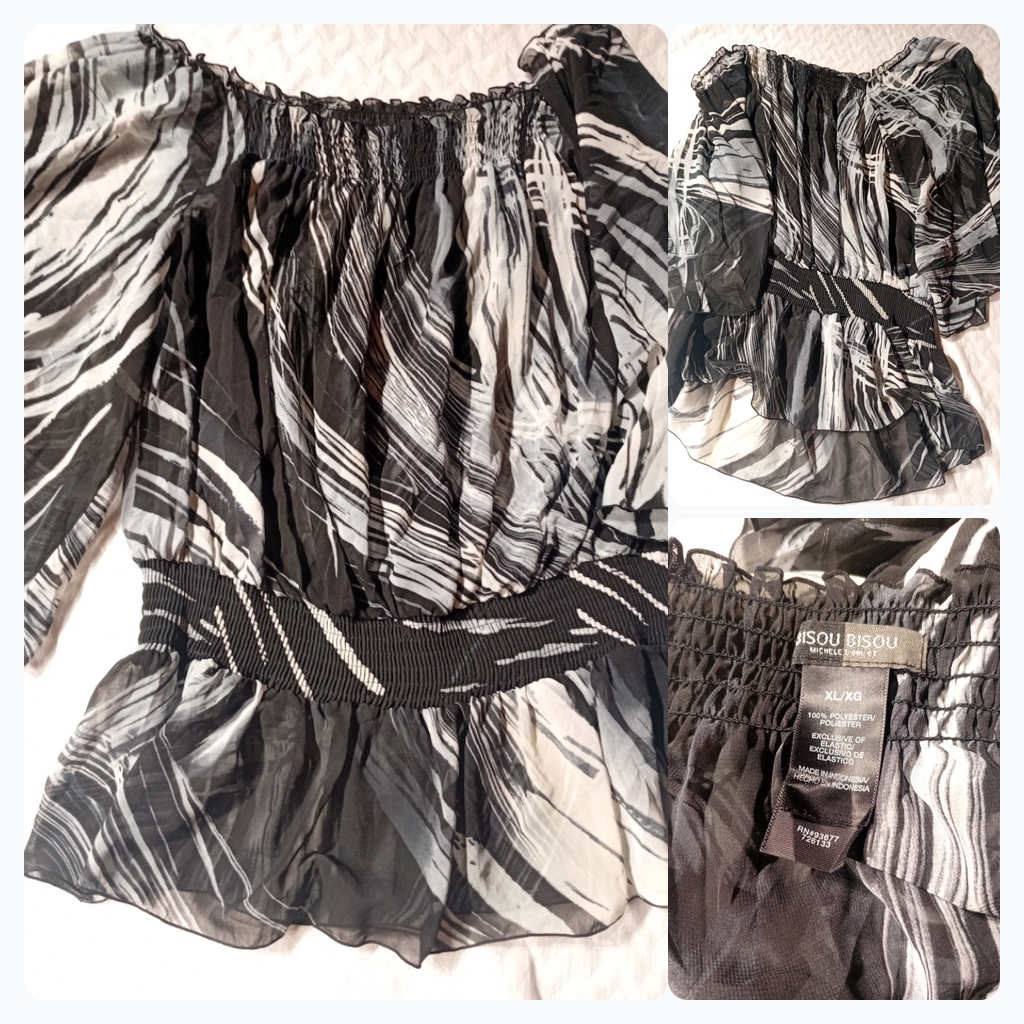 Bisou Bisou Michele Bohbot Blouse