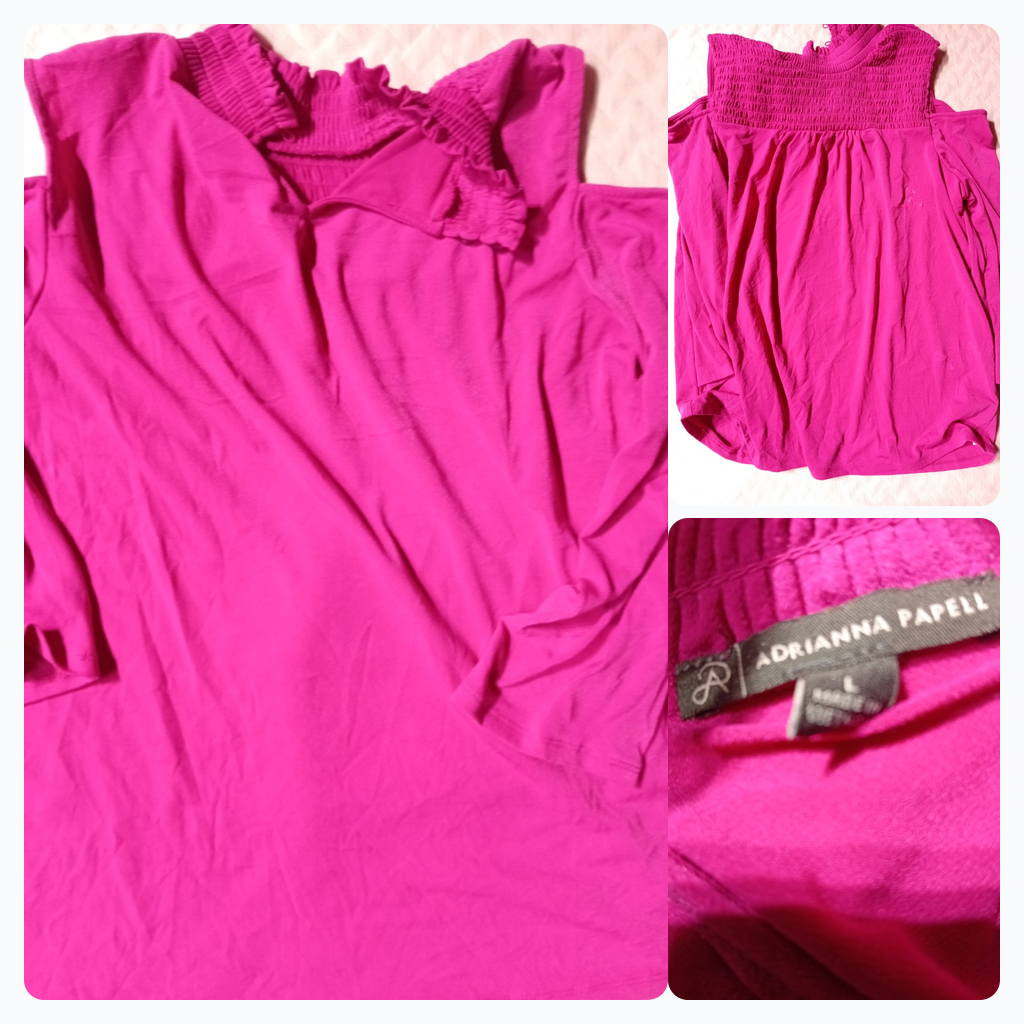 Adrianna Papell Top de Hombros Descubiertos