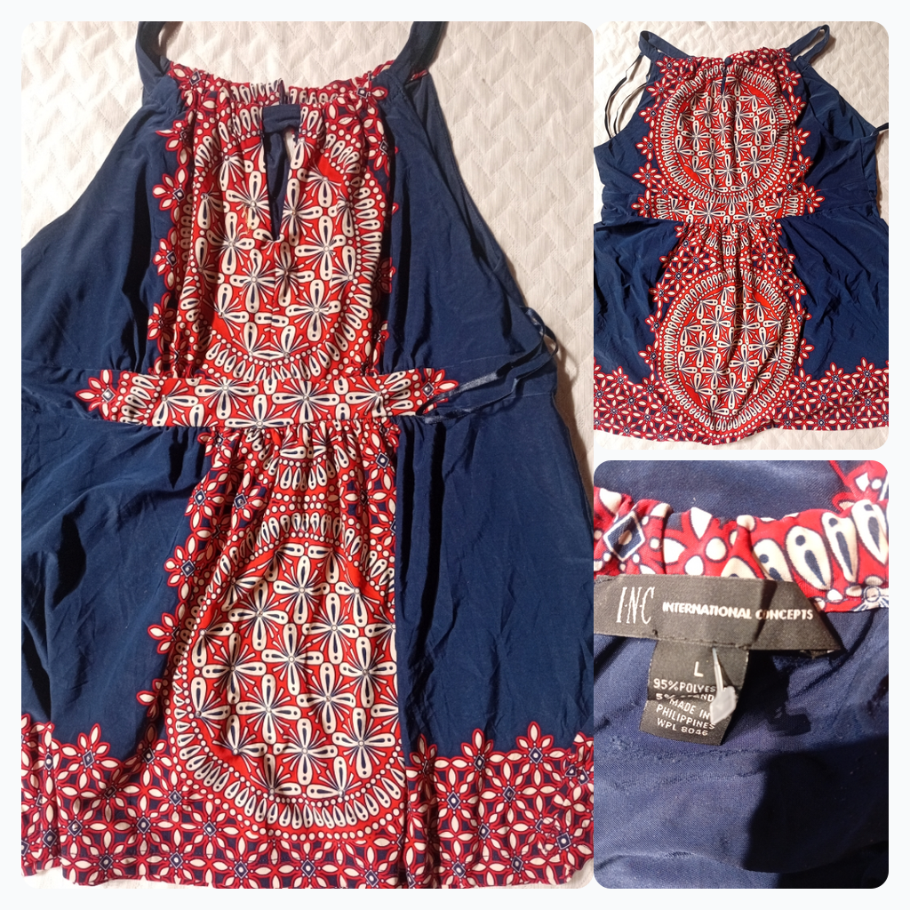 Top Halter Impreso INC International Concepts