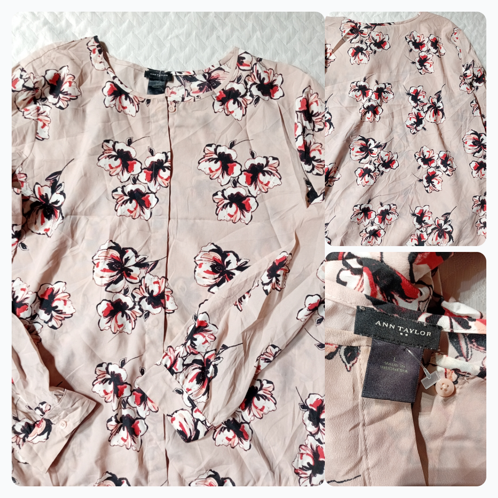 Blusa Floral Ann Taylor