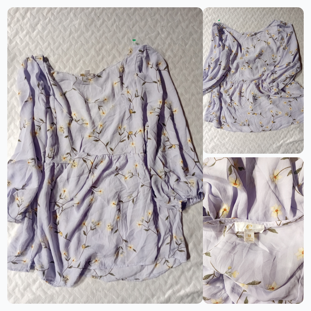 Blusa de estampado floral