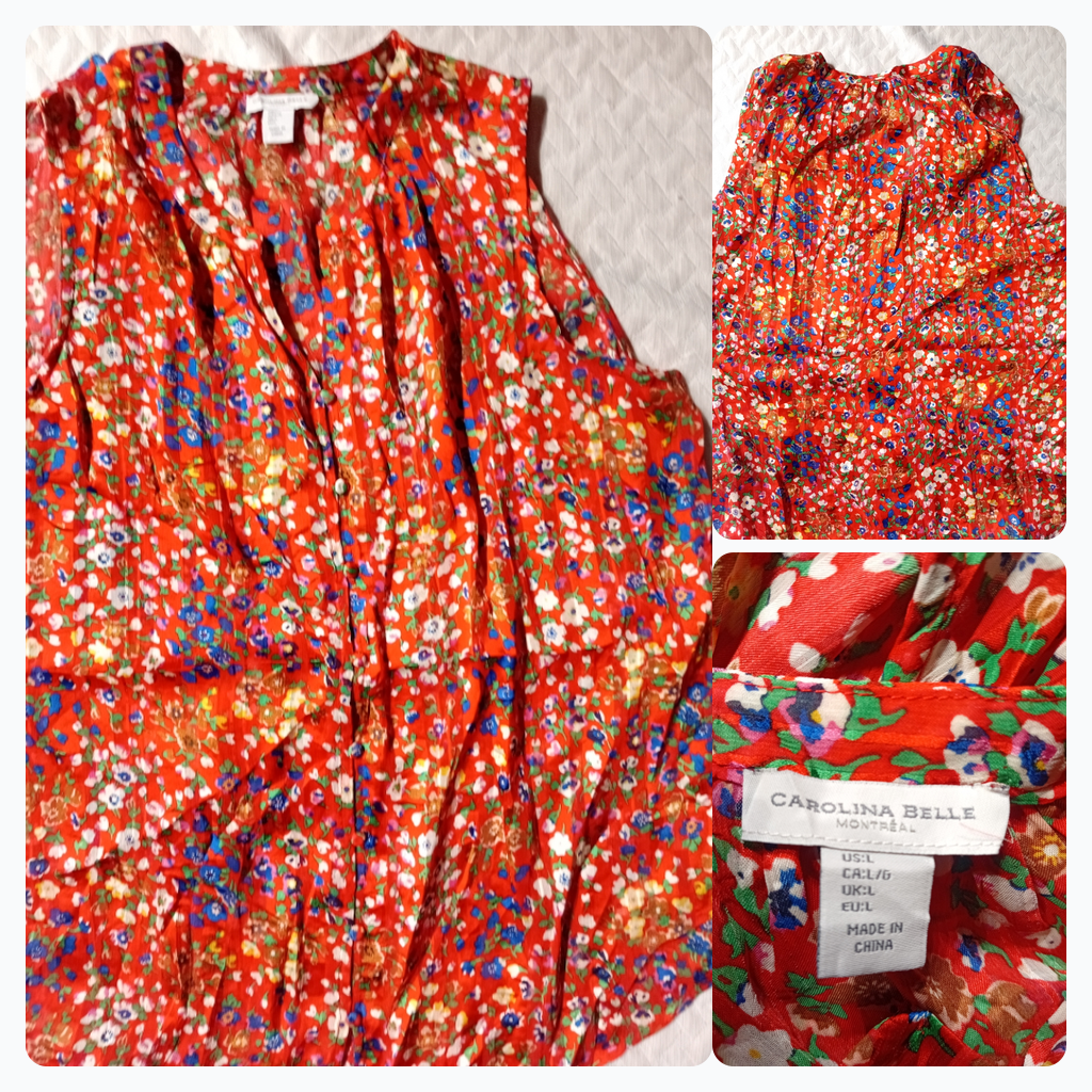 Blusa Floral Carolina Belle Montreal