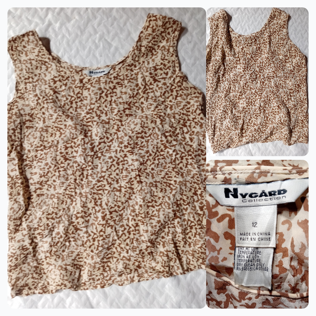 Nygard Collection Printed Sleeveless Top