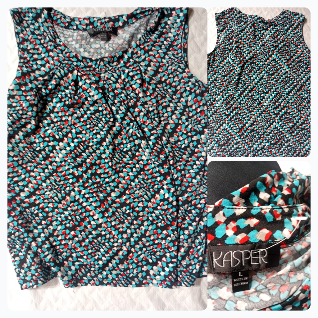 Kasper Sleeveless Blouse