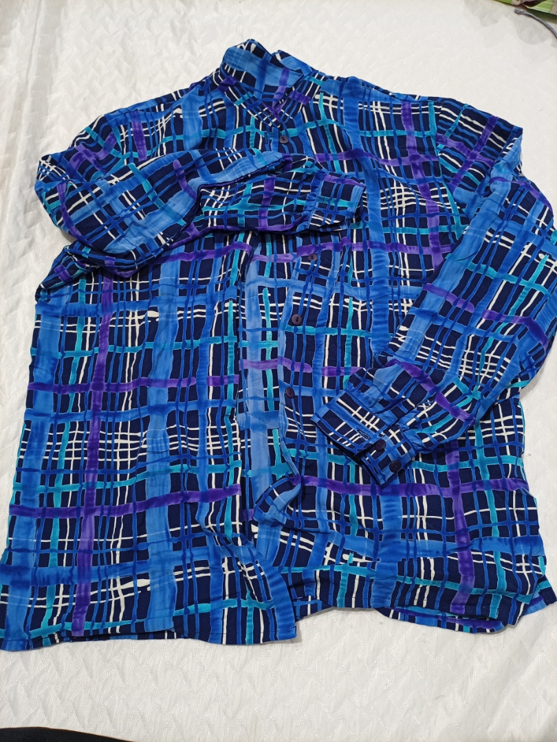 Tan Jay Karierter Button-Up Hemd