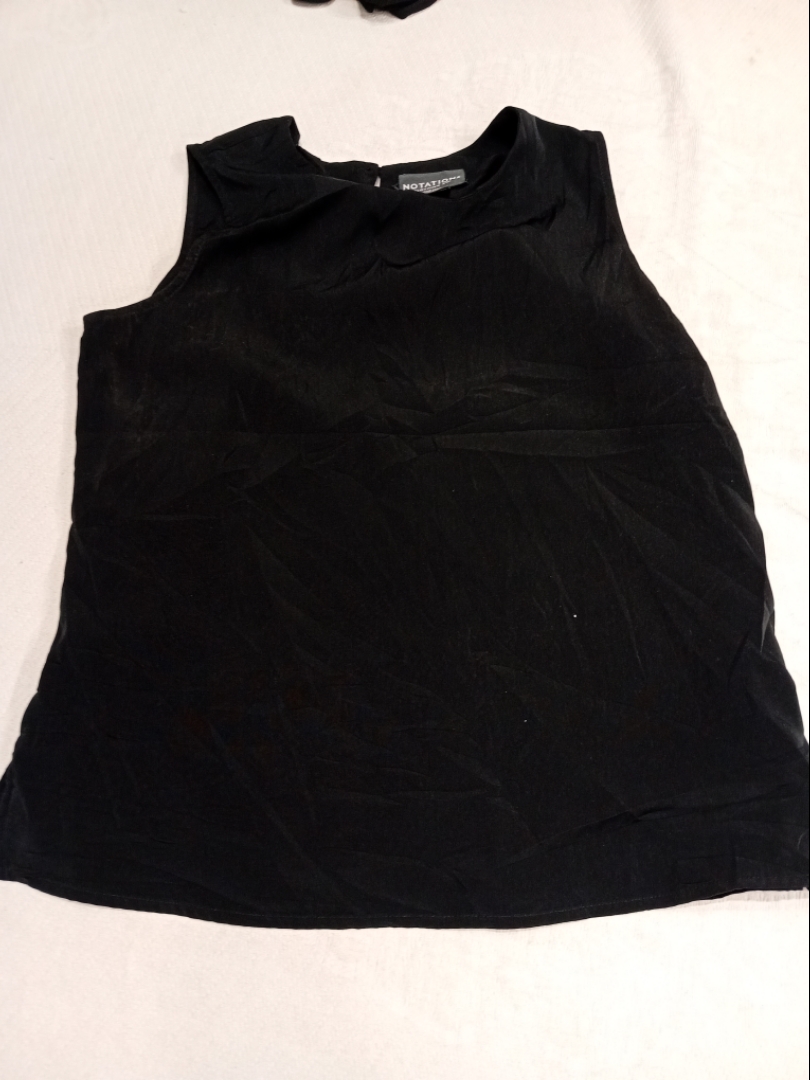 Black Sleeveless Blouse