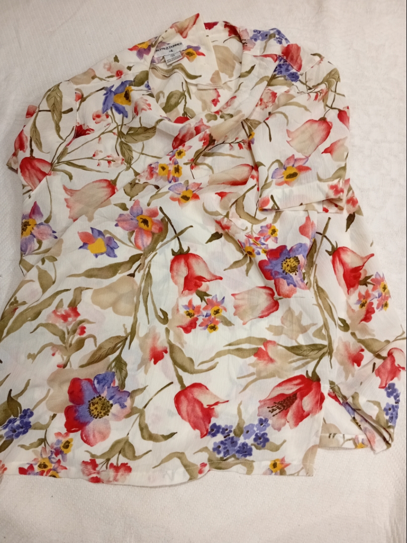 Alfred Dunner Floral Blouse