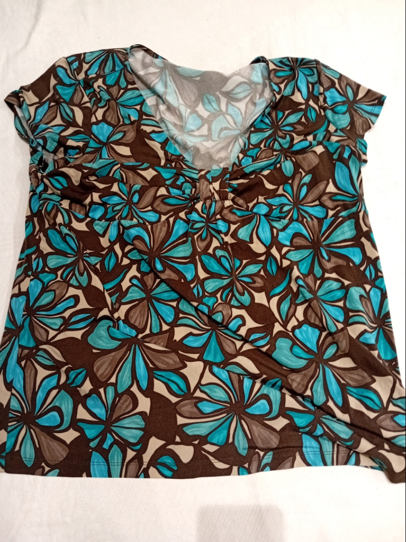 Apt. 9 Stretch Floral Print Top