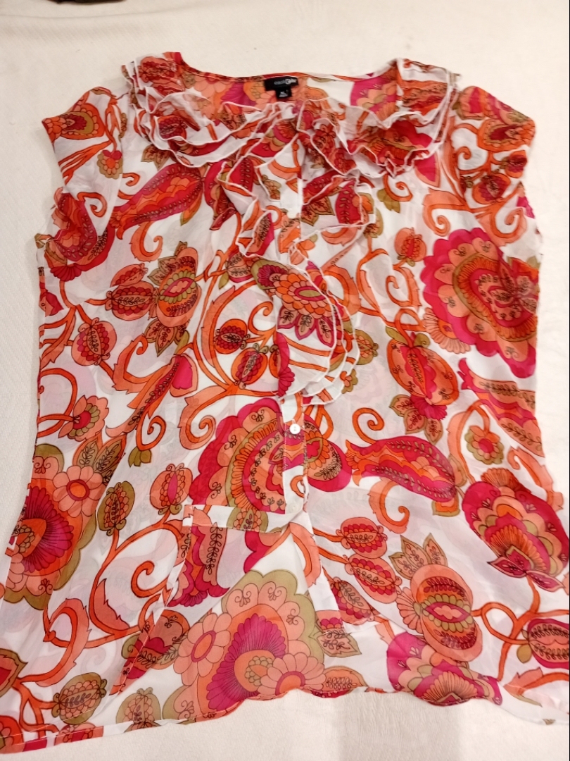 East 5th Floral Ruffle Blouse