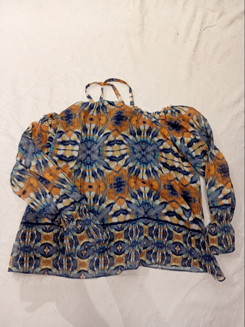 INC International Concepts Tie-Dye Blouse