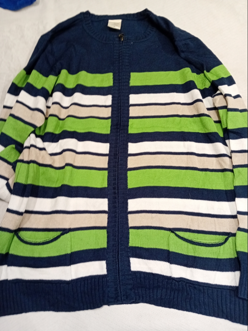 Blair Striped Knit Cardigan