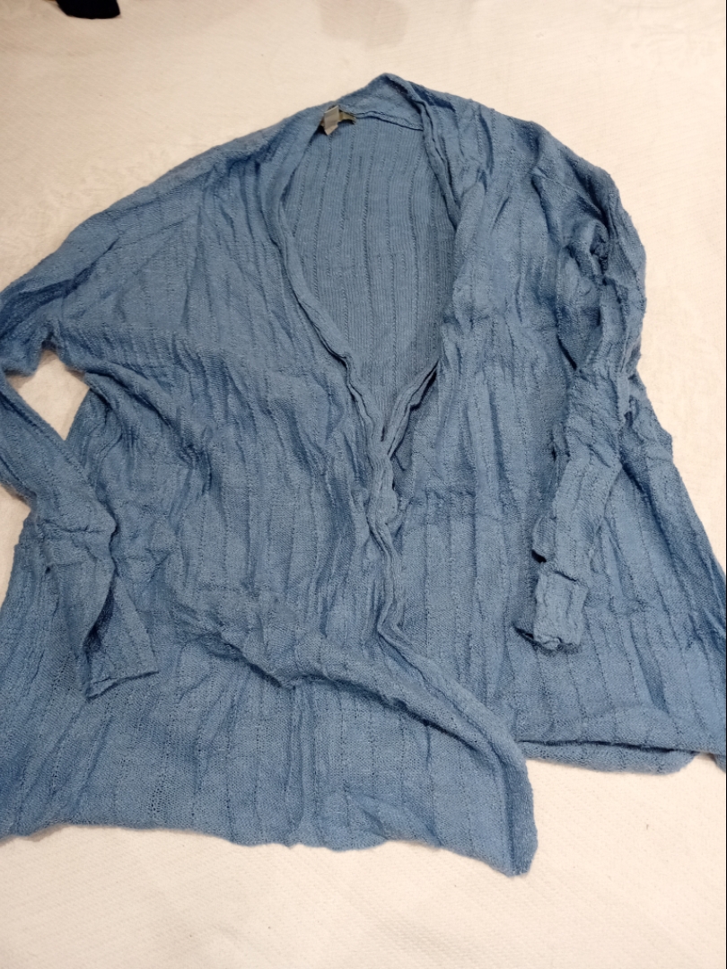 Naturals d&co Blue Knit Cardigan
