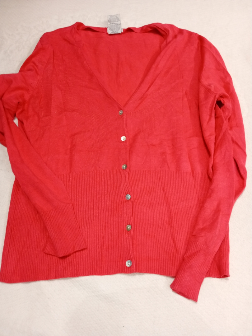 George Vivid Coral Cardigan
