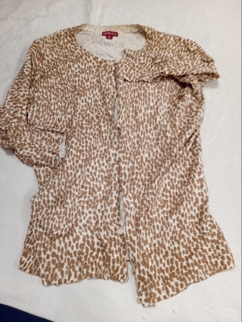 Merona Animal Print Cardigan