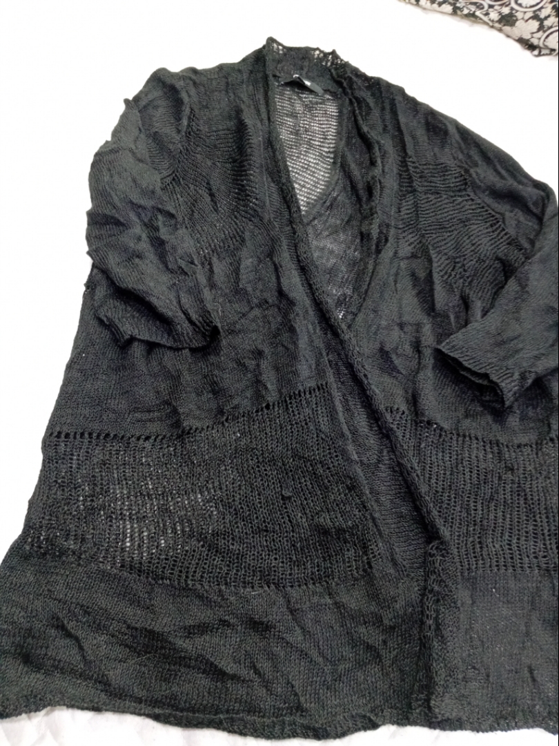 Premise Black Knit Cardigan