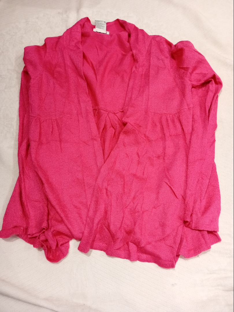 Pink Knit Cardigan