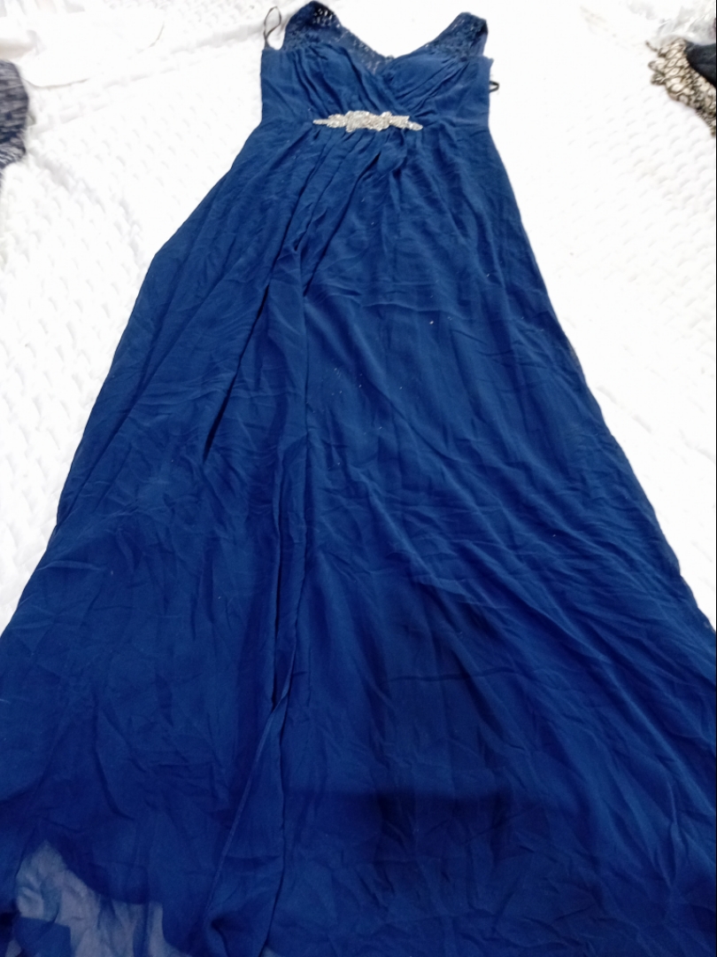 Fiesta Fashion Blue Maxi Dress