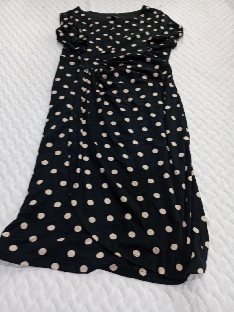 Robe maxi à pois Connecti Apparel