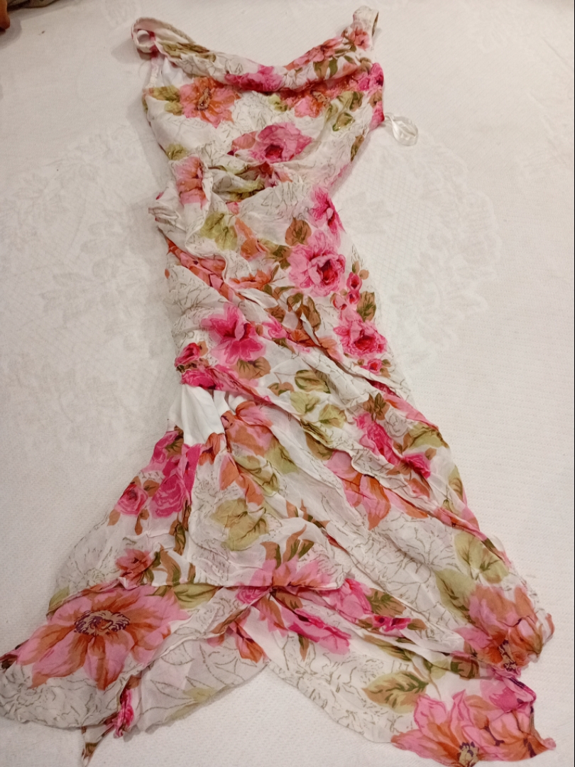 Eva Blue Floral Maxi Dress